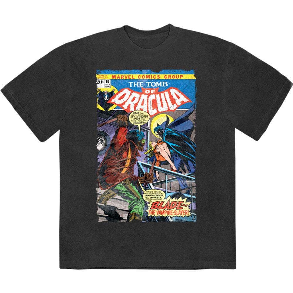 Marvel - Tomb Of Dracula Mens Tshirt - Black